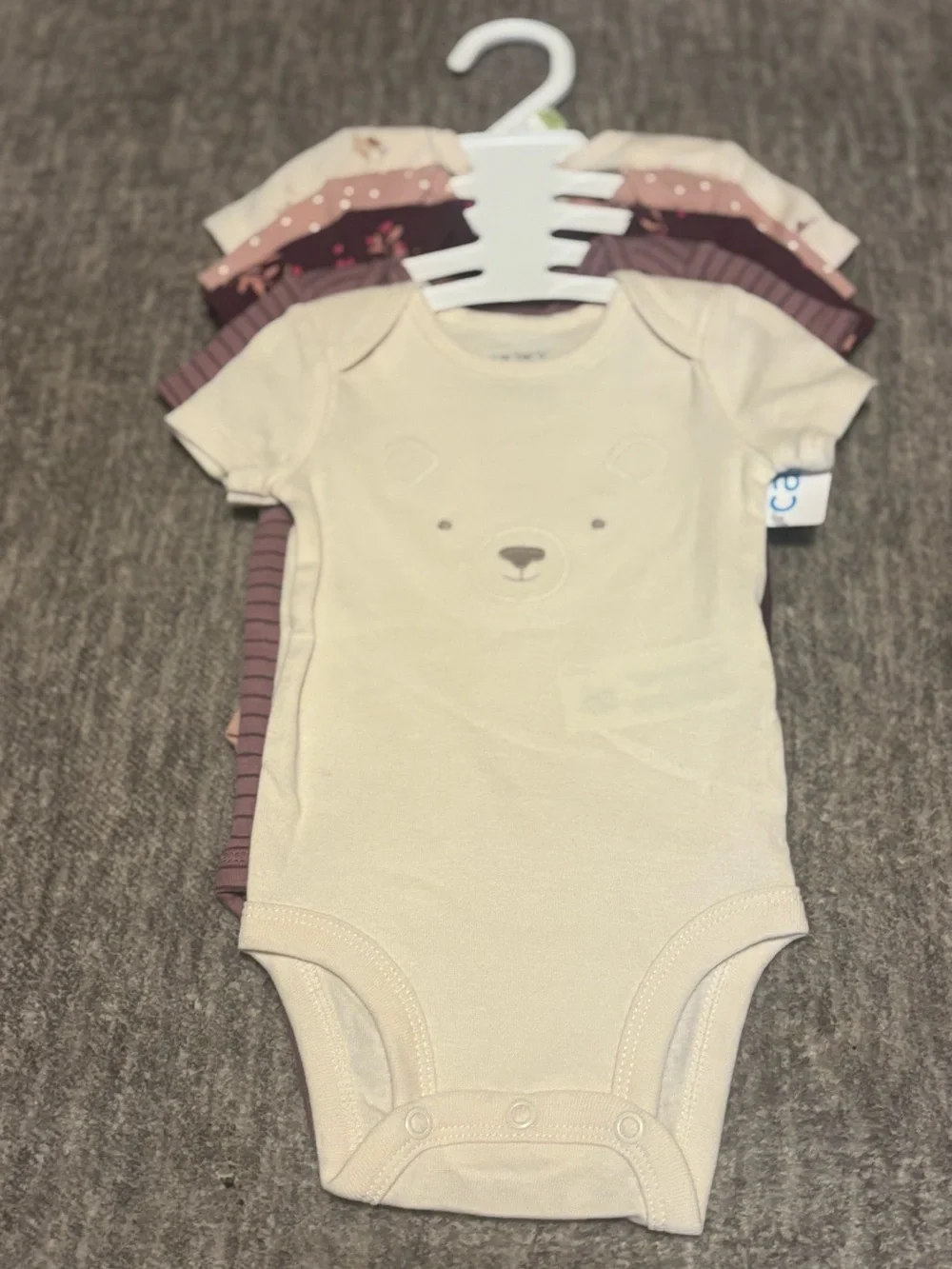 Carter’s Baby 5-Pack Bear Floral Multipack Onesies/ Bodysuits Size 3 months